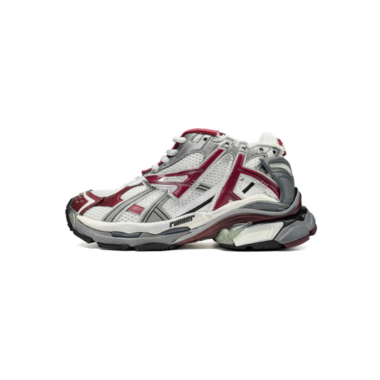 Balenciaga Runner White Wine Red