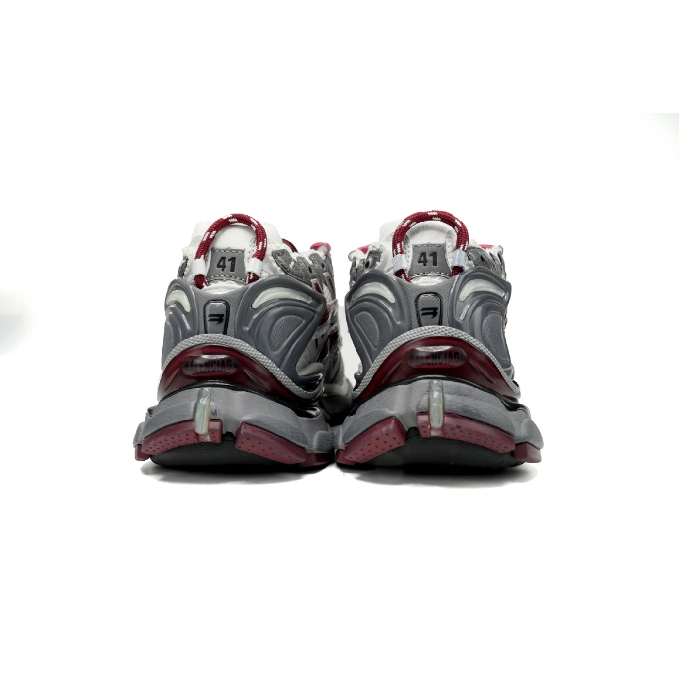 Balenciaga Runner White Wine Red