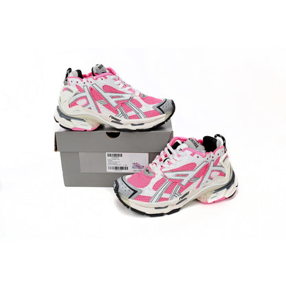 Balenciaga Runner White Fluo Pink Powder 677402 W3RBN 9155