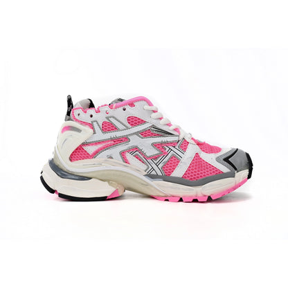 Balenciaga Runner White Fluo Pink Powder 677402 W3RBN 9155