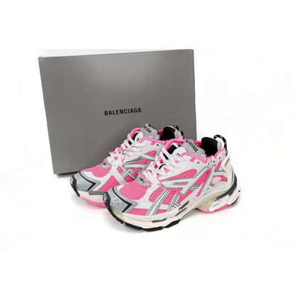 Balenciaga Runner White Fluo Pink Powder 677402 W3RBN 9155