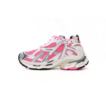Balenciaga Runner White Fluo Pink Powder 677402 W3RBN 9155